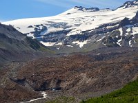 Outlet of Mt. Rainier Emmons glacier